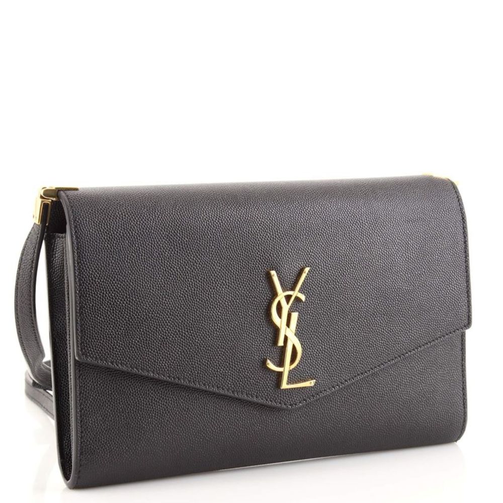 Saint Laurent Uptown Crossbody Bag Leather Mini Black - Picture 3 of 9